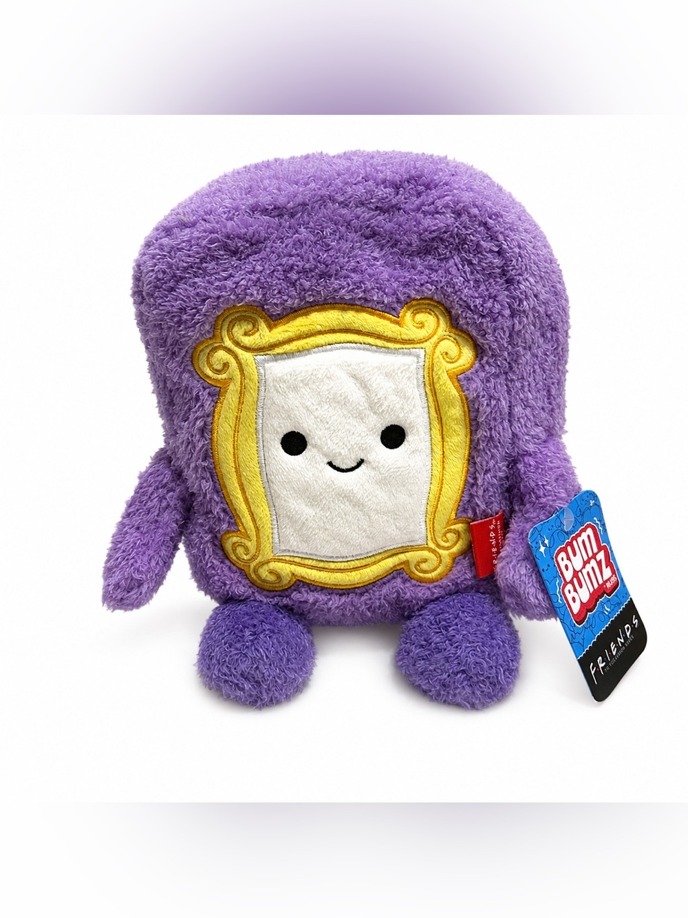 Bum Bumz x FRIENDS Purple Picture Frame Plush NWT  Super Soft Collectible